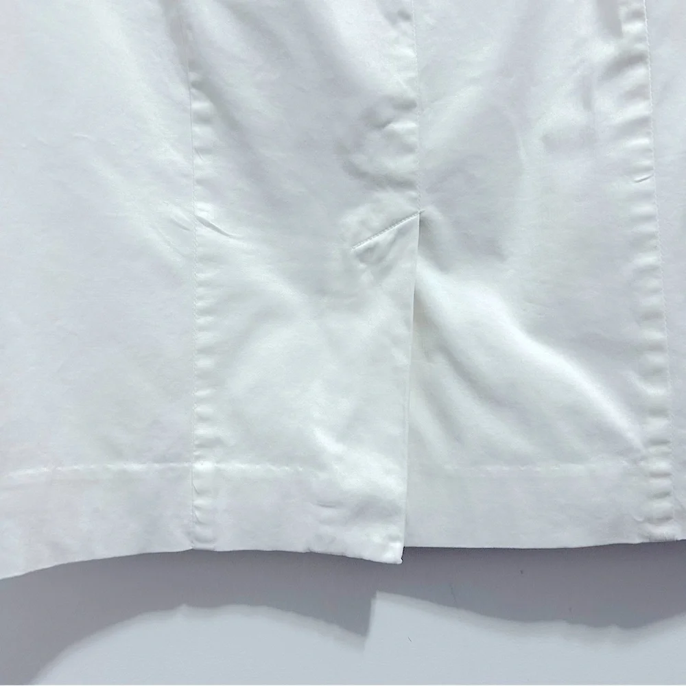 H&M White Eyelet Midi Skirt Floral Lace Crochet Design_7